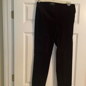 Talbots corduroy pants, black, size 4